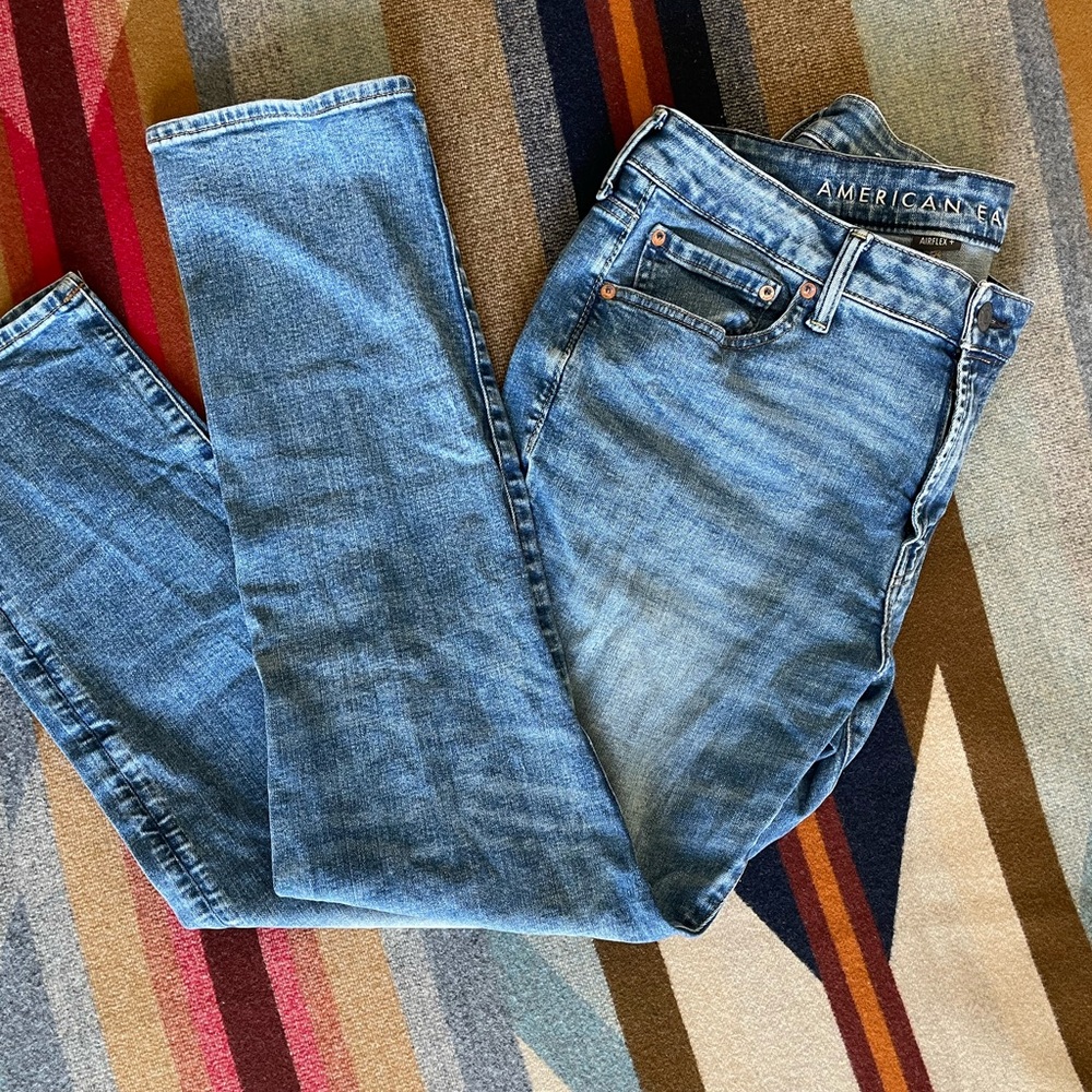 American Eagle Outfitters Men's Blue Jeans AIRFLEX+